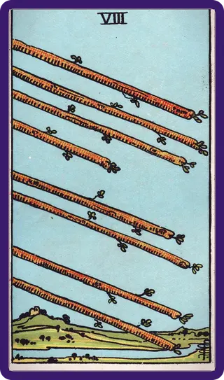 Eight of Wands