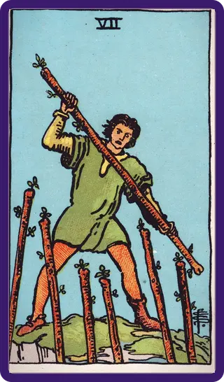 Seven of Wands