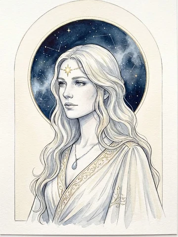 Pleiadian archetype portrait